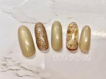 ミオリィ(meoli)/ワンカラー＋ニュアンスアート