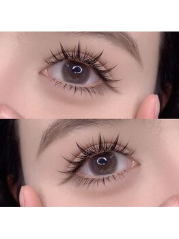 目の形にあったエクステ提案が得意