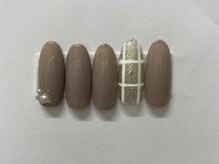 ティーネイル/ハンドジェルネイル/冬ネイル