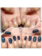 アマーニャ(ama-nya)/短い爪　ジェルネイル長さ出し