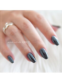 瑠璃(RURI)/ミラー単色ネイル