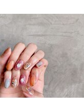 アティックネイルアトリエ(attic nail atelier)/押し花ネイル★