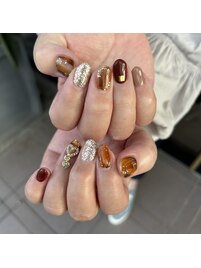 秋ネイル
