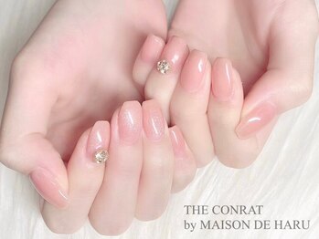 ザ コンラット(THE CONRAT by MAISONDE HARU)/peach beige nails.