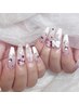 ★初回人気No.2★長さ出し10本★10本アートし放題 ¥12100 持ち込みデザインOK