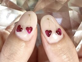 さくらんぼネイル