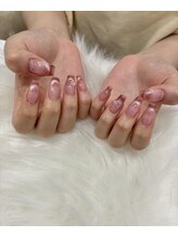 アンジーネイルアイラッシュ(Angie Nail Eyelash)/マグネットフレンチグラデネイル