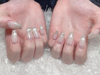 レアネイル 新宿(le'a nail)/マグネットフレンチネイル