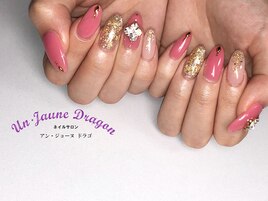 【自爪ネイル】春ネイル