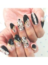 爪ソウシャイン(爪 SO SHINE)/ゴージャス派手ネイル☆