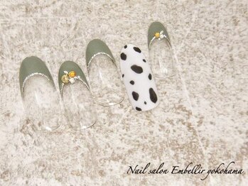 アンベリール 横浜店(Embellir)/(1848)ダルメシアンネイル