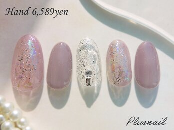 プラスネイル 銀座中央通り店(PLUS NAIL)/【2963】定額6,589円ニュアンス