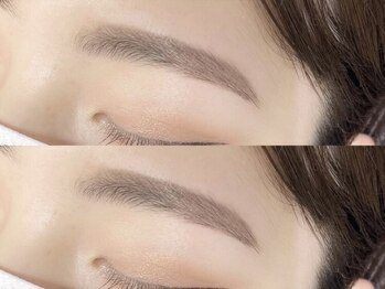 マーブル(marble)の写真/【納得の満足度★】丁寧＆キレイな仕上がりに口コミ定評◎大人可愛い癒し空間で眉のお手入れを♪