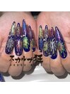 花火ネイル