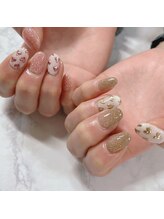 ブラン(blanc)/ハートミラーネイル