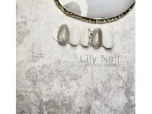 リリーネイル(Lily Nail)/マグネット＋押し花アート