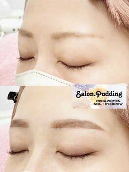 サロンドットプディング(Salon.Pudding)/似合わせ黄金比美眉スタイリング