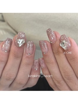 キラキラハートデザイン