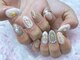 ネイルサロン ミュウ 池袋店(nailsalon Myuu)の写真/手描きアートはミュウ池袋店で★残業帰りでも急なおめかしの場面が来ても対応OK！カル・バイオ追加料無し