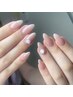 【HAND】ワンカラー／ラメ2本デザイン