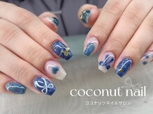 ココナッツネイル/冬ネイル