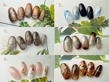 パスリー ネイルアンドケア(Parsley Nail&Care)の雰囲気（秋のトレンドカラーを使用したアート）