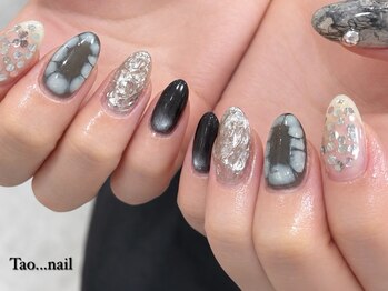 タオドットネイル(TAO...nail)の写真/トレンドを取り入れた個性派ニュアンスアート【定額TAO.Clear¥4900/TAO..Simple¥5800/TAO...Design¥7100】