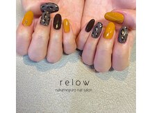 リロウ(relow)/レオパード×ワンカラー