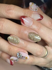 クリスマスネイル