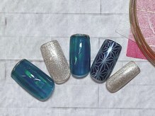 アルセア 上野御徒町店(Alcea)/和ネイル　切子ネイル　成人式