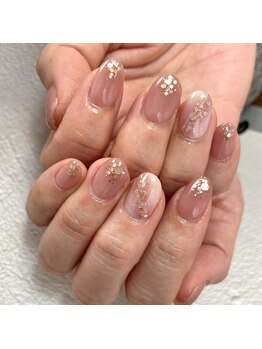 アンドエミニー エン ラボーテ(& EMINY 艶 la beaute)/シンプルニュアンスネイル