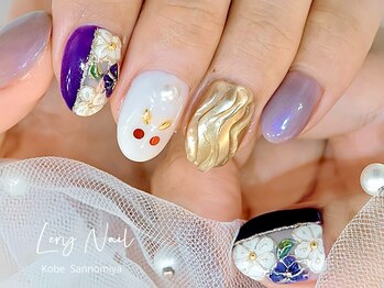 ≪和柄♪≫フラワー☆花柄ネイル