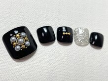 シュガーロール シャイニー(Sugar Roll / Shiniy)/お得なフットネイルデザイン