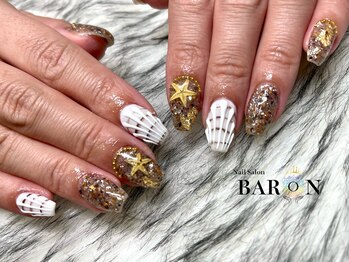 バロン 本厚木店(BARON)/ジェル♪夏デザイン