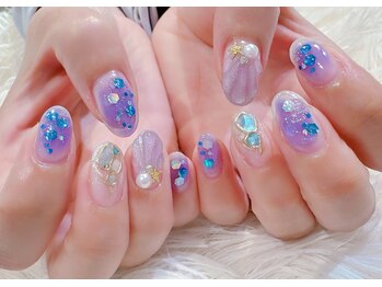 ラルネイル 大宮(Lull. nail)/＃夏ネイル＃シェル