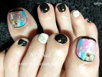 ノワール ネイルアンドスクール(Noire)/夏★フットネイル★