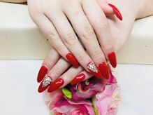 ブリエカドー(Briller Cadeau)/レッドネイル（スカルプ）