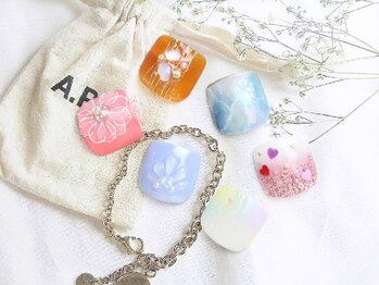 ネイルサロン シャンティー(NailSalon Shanti)/【フット】親指アートコース♪