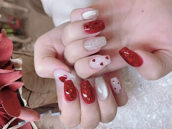 レアネイル 新宿(le'a nail)/ハートホロデザイン
