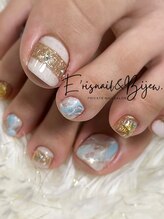 イリスネイル アンド ビジュー(E’risnail&Bijew.)/ハワイアンフットネイル