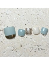 ネイルサロンクリアヴィラ(nail salon clear villa)/フットデザインチョイス☆¥9350