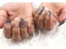 クレアネイル 高崎ウニクス店/持ち込みデザインのお客様ネイル