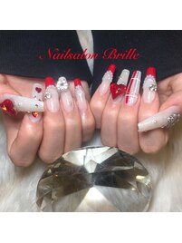 クリスマスネイル