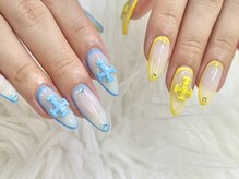 のらねこ/夏カラー　ギャルネイル