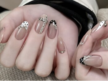 ナユキネイル 渋谷店(NA.YUKI NAIL)/秋冬ネイル エレガントデザイン