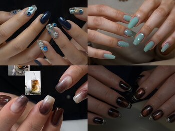 LINEA nail studio &nbsp;【ライナーネイルスタジオ】代官山の写真/ワンホンネイル・マグネットなど最旬アートも＊指先を美しく魅せる上品デザイン×トレンドで自慢の指先に。