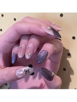 Nail salon Hana-JNEC1級所持/ネイルケア/持ち込み/長さだし/スカルプ/マグネット-/しっかりめ持ち込みデザイン