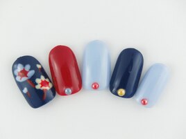 レトロフラワーネイル90分6930円