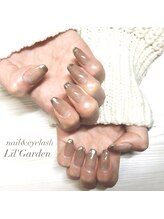 リルガーデン 新宿南口(Lil' Garden)/グラデーション×ミラーネイル