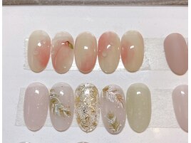 130 桃ネイル